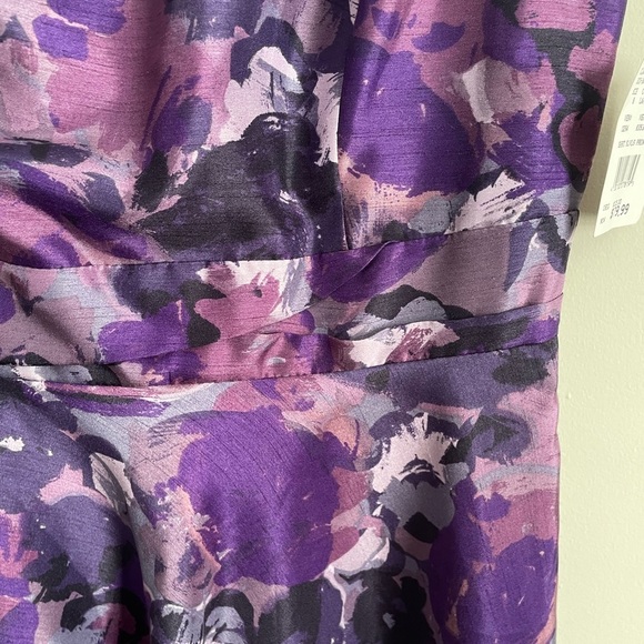 David’s Bridal Purple Fit & Flare Formal Dress Wedding Guest Mother of Bride - Picture 5 of 11